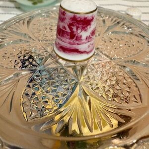 Vintage AK Kaiser Thimble "Country Farmhouse Old Mill" Scene; West Germany